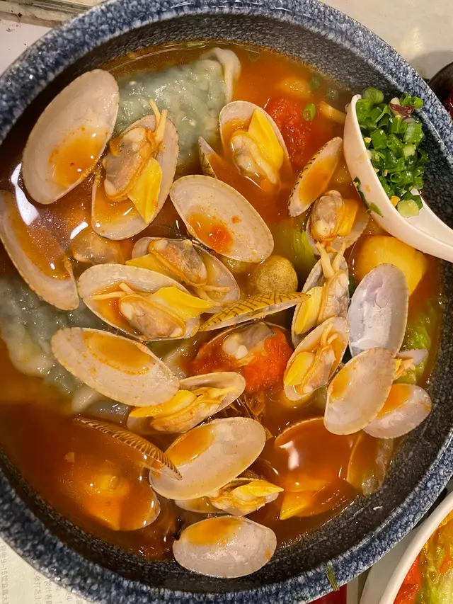 花甲,韮菜餃,牛肚,魚蛋,蒙面