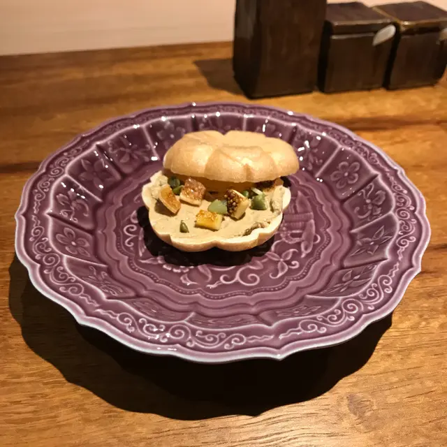 日式最中餅夾雞肝醬