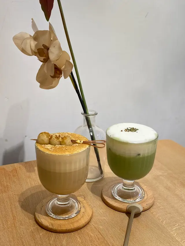 玄米抹茶鮮奶