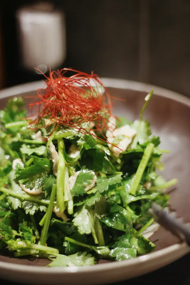 慢煮雞肉芫荽沙律