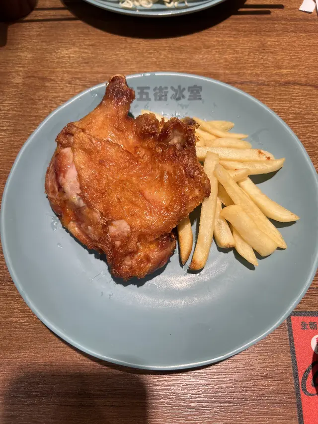 炸雞脾薯條