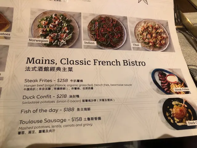 Mains  menu