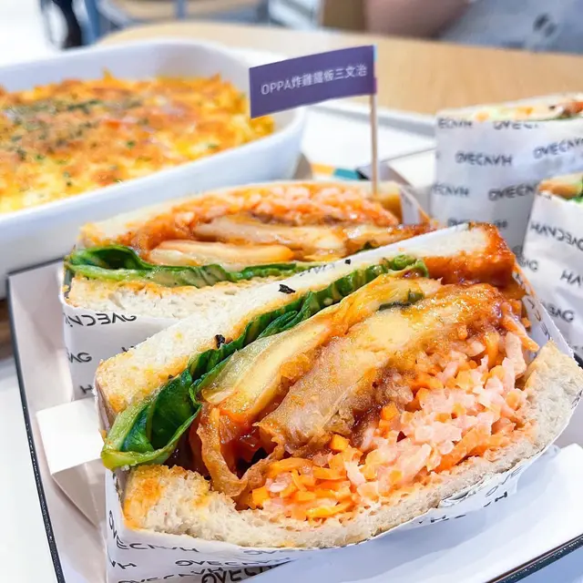 oppa炸雞鐵板三文治