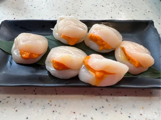 帶子飽滿鮮嫩，海膽亦放得毫不吝嗇