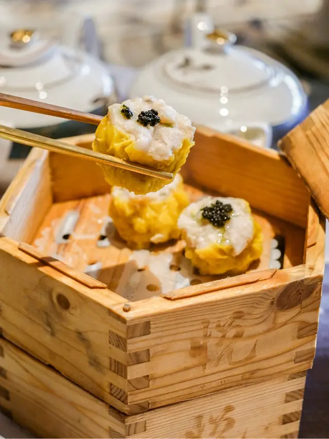 黑魚子豚肉北菇燒賣