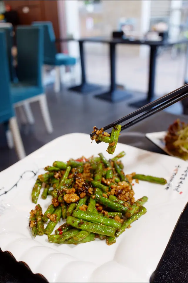 欖菜肉鬆四季豆