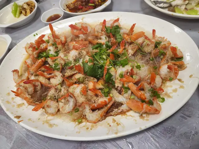 蒜蓉粉絲蒸海蝦 (來料加工)