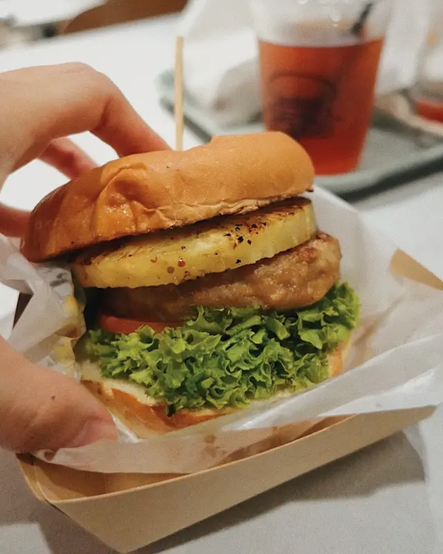 蜜糖芥末菠蘿豬堡