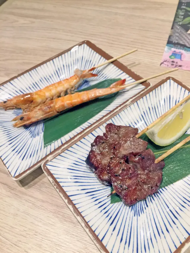 鹽燒海蝦&鹽燒牛舌