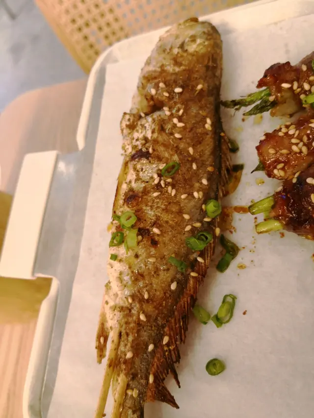 烤小黃花魚(1條)