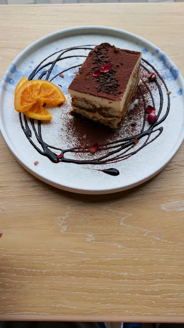 Definitely not to share tiramisu