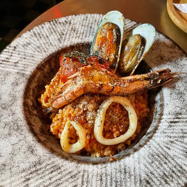 意大利蕃茄海鮮燴飯 