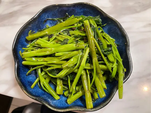 XO醬蝦頭油炒通菜