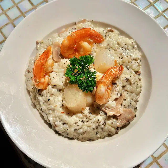 黑松露鮮蝦帶子意大利飯