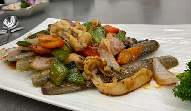 豉椒炒蟶子