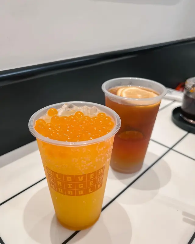 爆珠芒果乳酪梳打