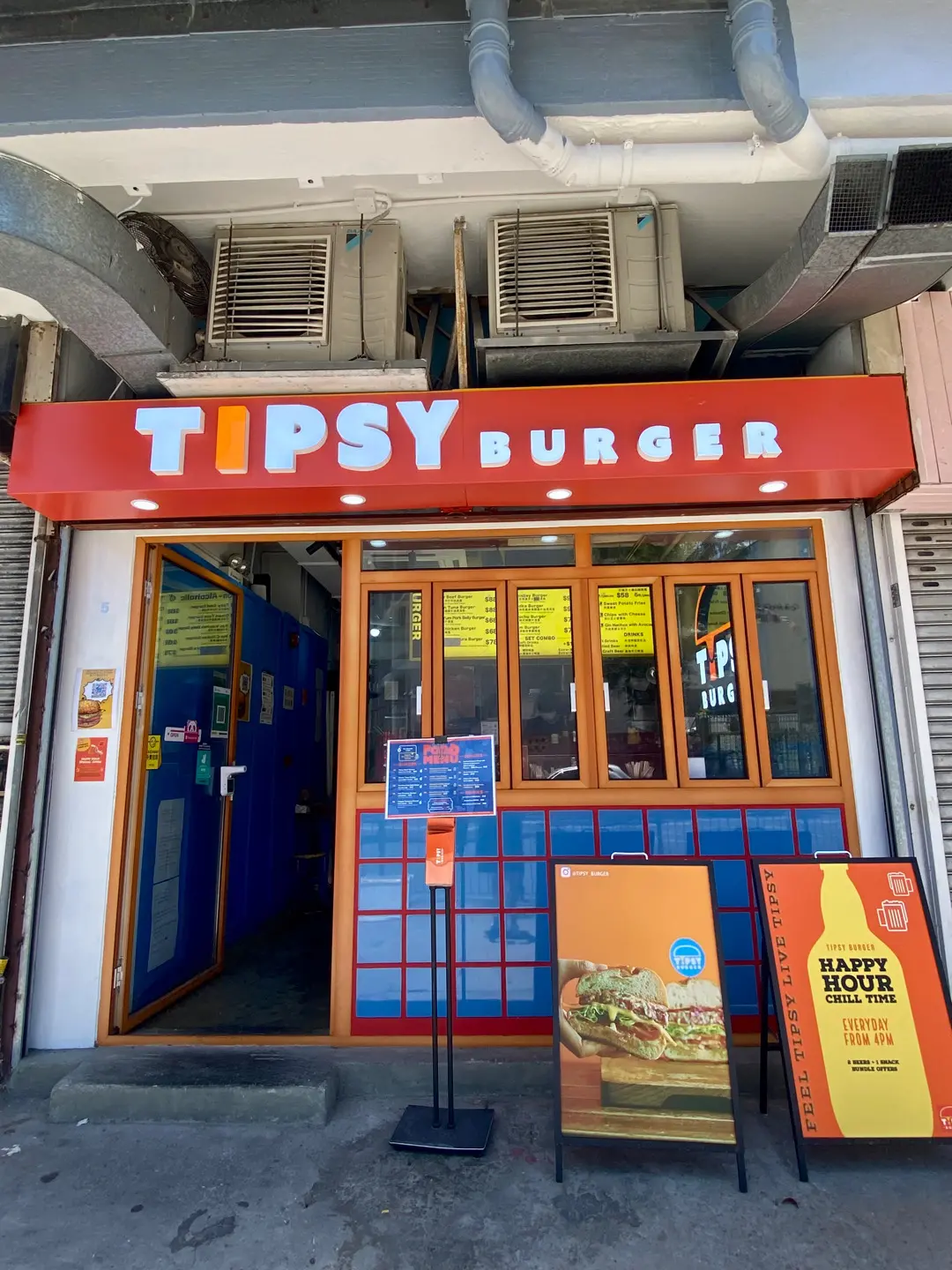 Tipsy burger