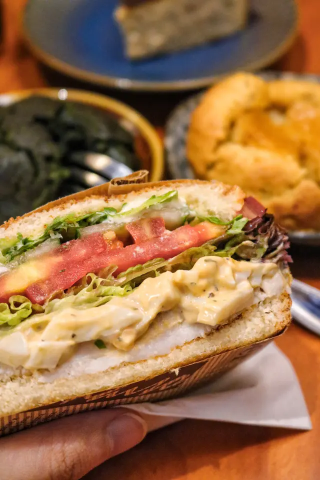 雞肉日式蛋沙律三文治