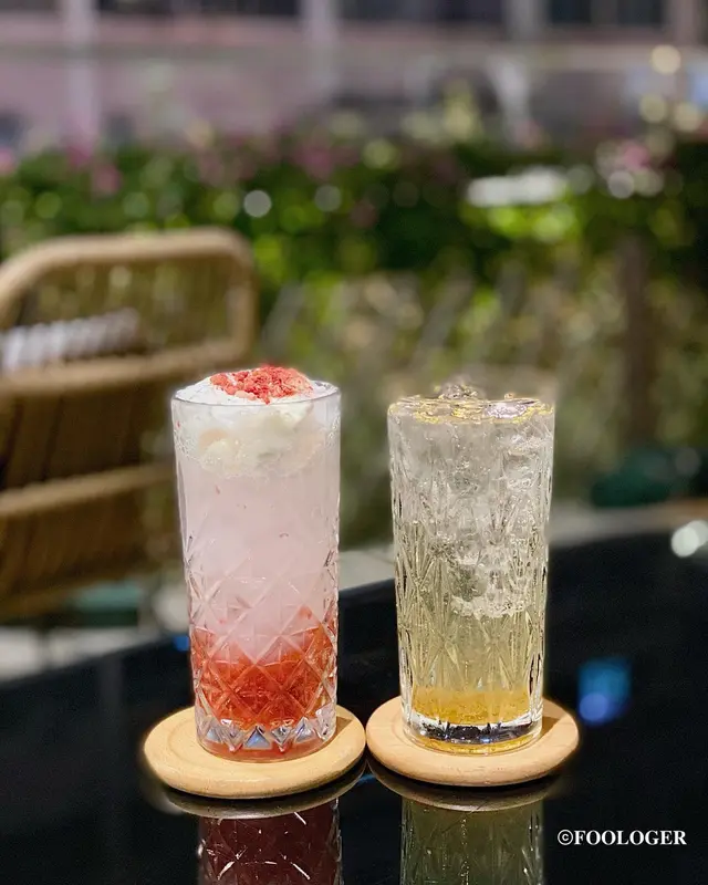  櫻花忌廉草莓泡泡啤/桂花蜜梳打