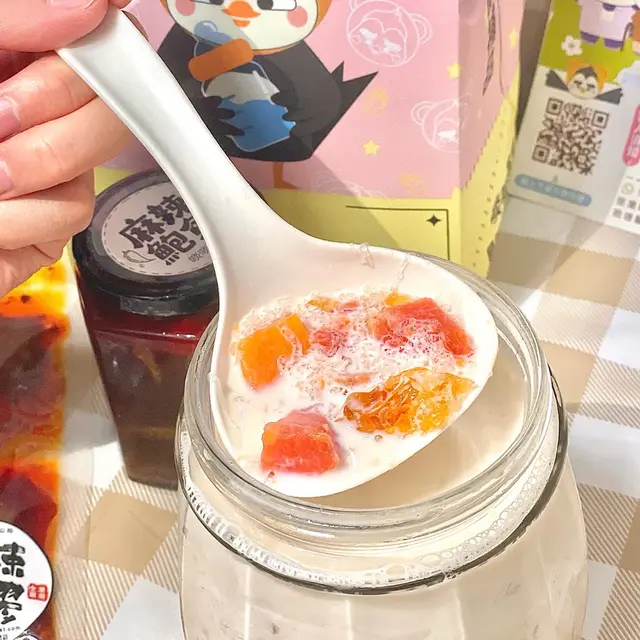 蜂蜜3.6牛奶木瓜桃膠雪燕