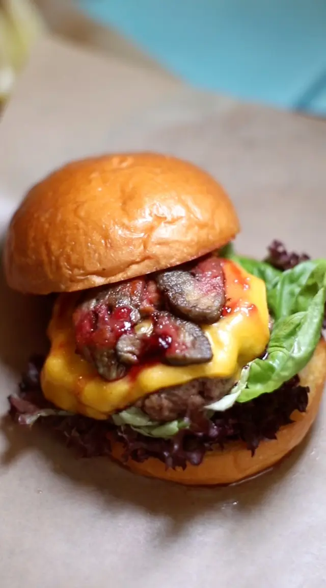 鵝肝牛肉漢堡