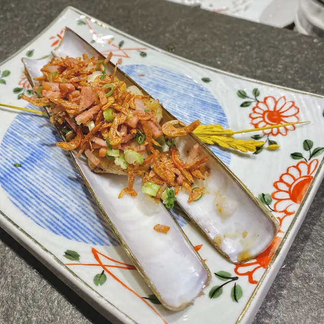 時令貝類 - 蟶子