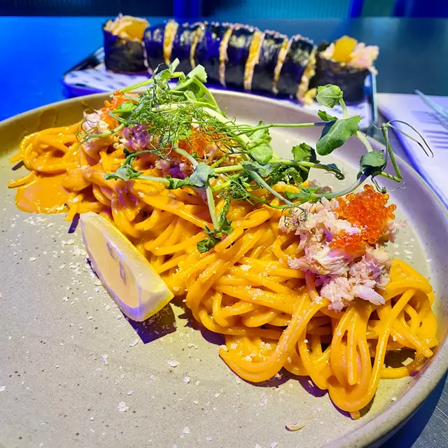 蟹肉海膽醬意粉