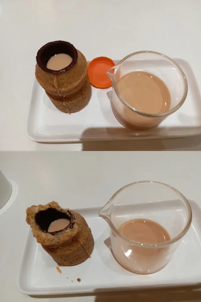 港式奶茶曲奇杯