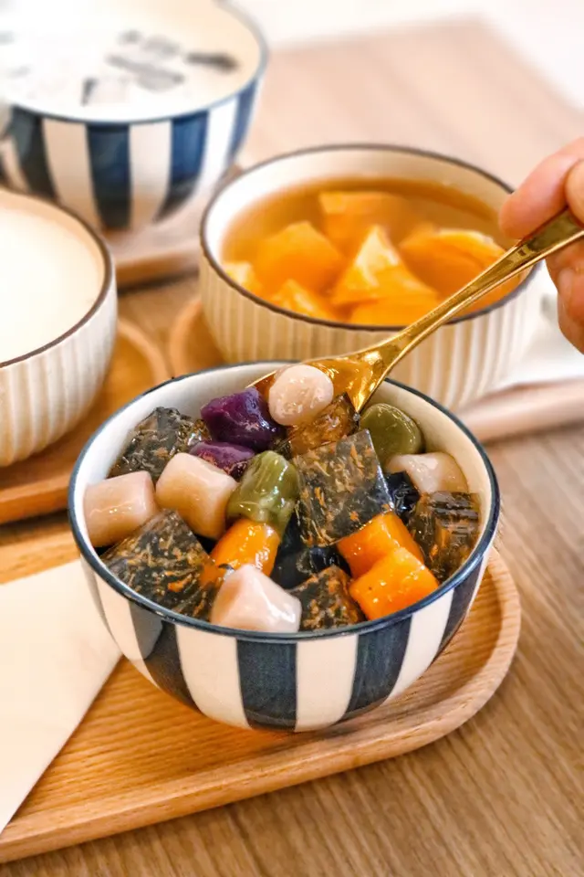 芋圓桂花糕涼粉