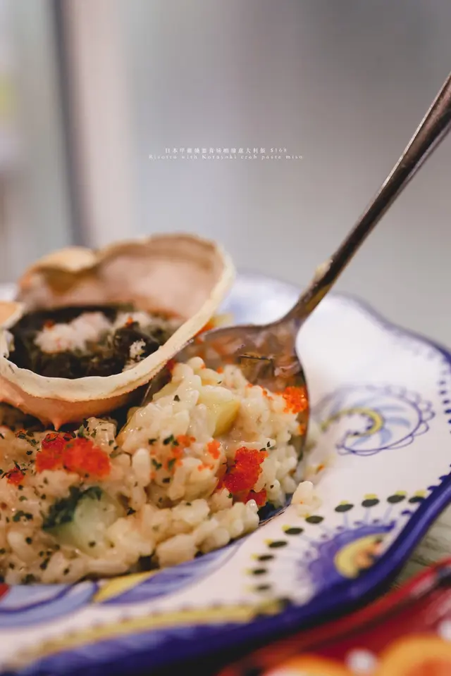 日本甲羅燒蟹膏味噌燴意大利飯