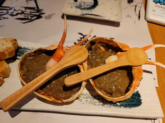 蟹甲羅味噌燒