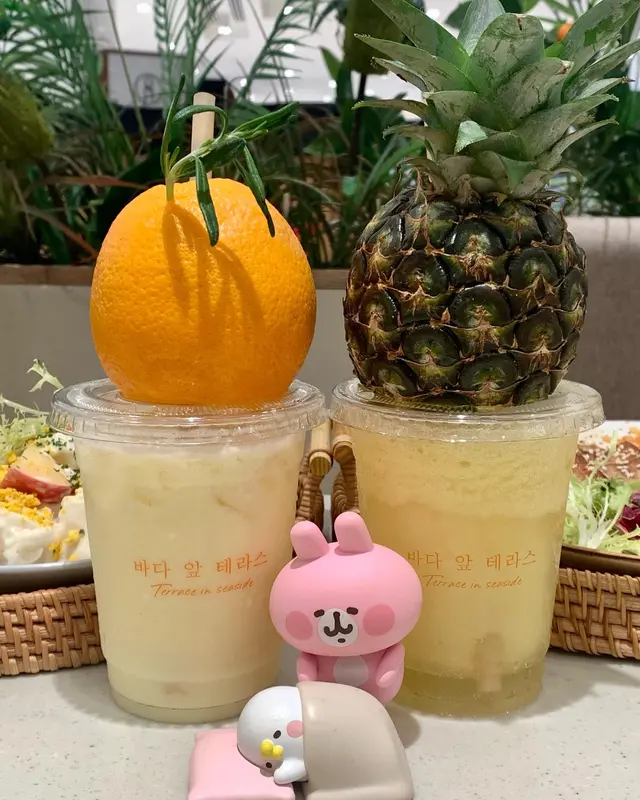 濟州柑橘乳酪/熱情金菠蘿沙冰