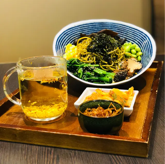 韓式拌綠茶麵