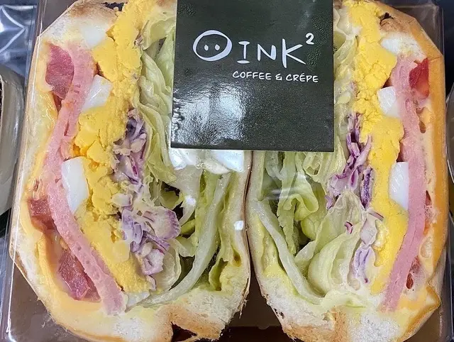 火腿蛋肥嘟嘟三文治