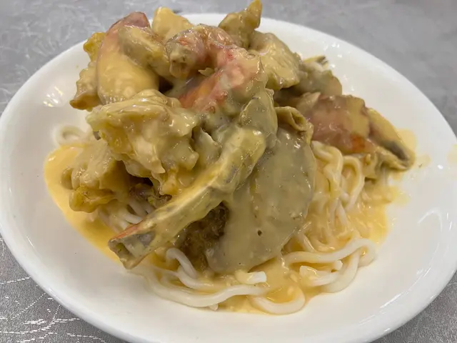 真心超抵食的珍寶蟹伴芝士烏冬