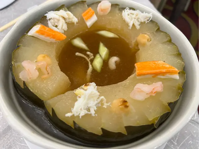 冬瓜盅一如以往的鮮甜足料，是性價比之選