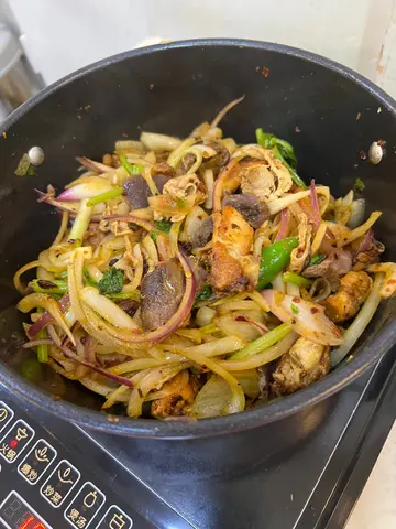 奇味雞煲+豬腩片+雞腎