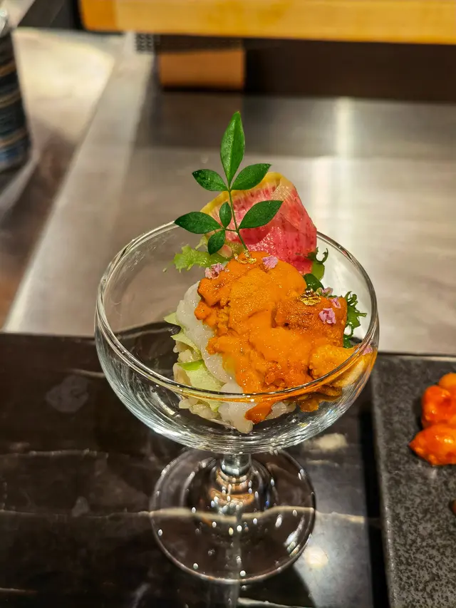 富山白蝦海膽壽司(Supreme Omakase)