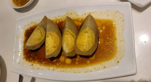 好大舊嘅鴕鳥蛋XD 暫時只係呢間見到，所以又係必叫之選