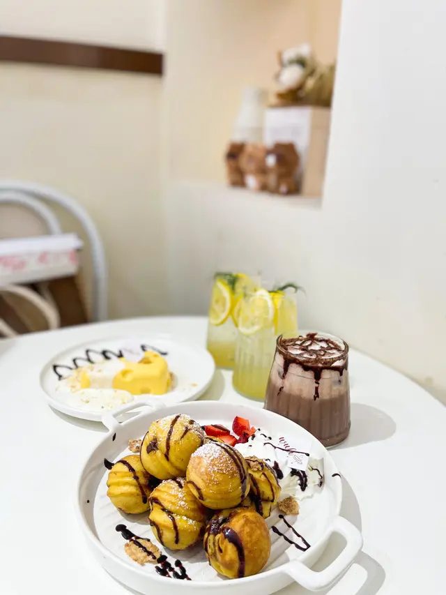 阿華田脆脆波波鬆餅 配朱古力醬