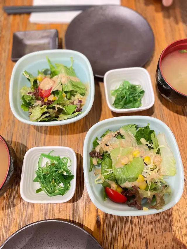 定食沙律及前菜