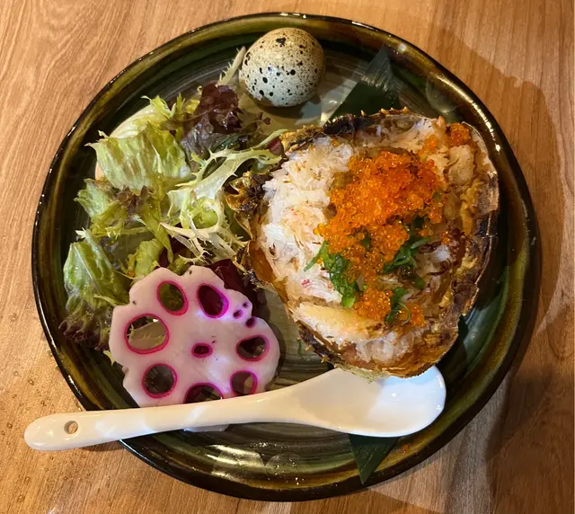 蟹肉蟹膏甲羅燒