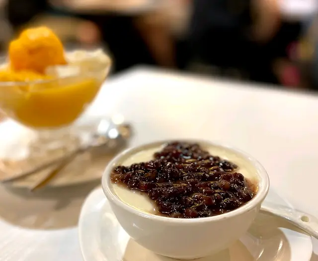 北海道牛奶燉蛋白加紅豆