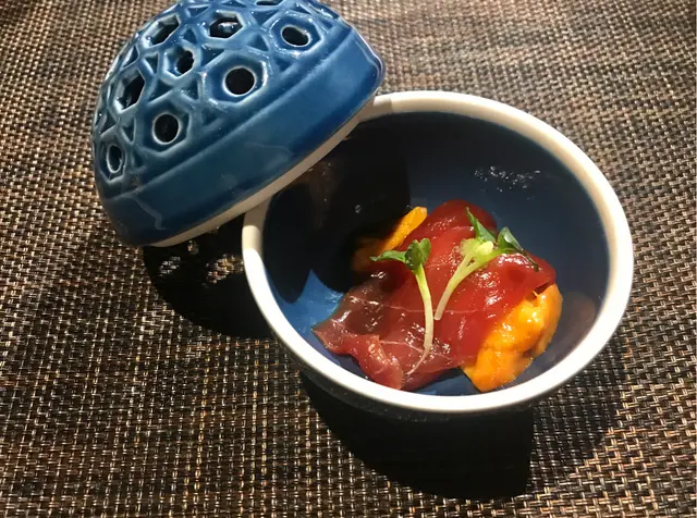 吞拿魚醬油積+馬糞海膽