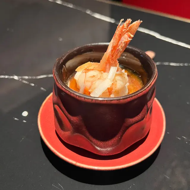 法國鵝肝赤蝦茶碗蒸