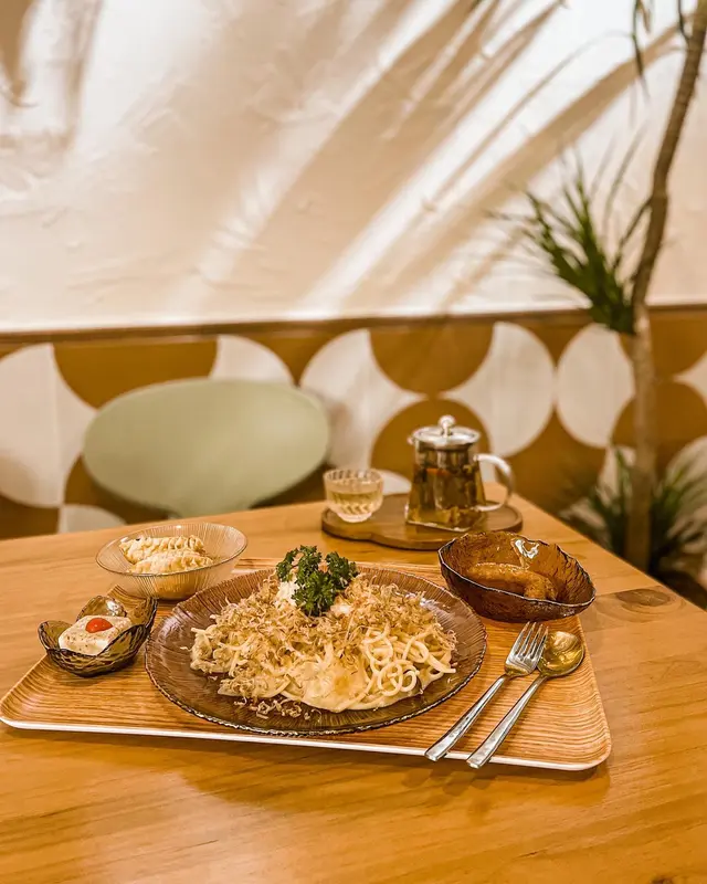 豆乳味噌三文魚意大利粉