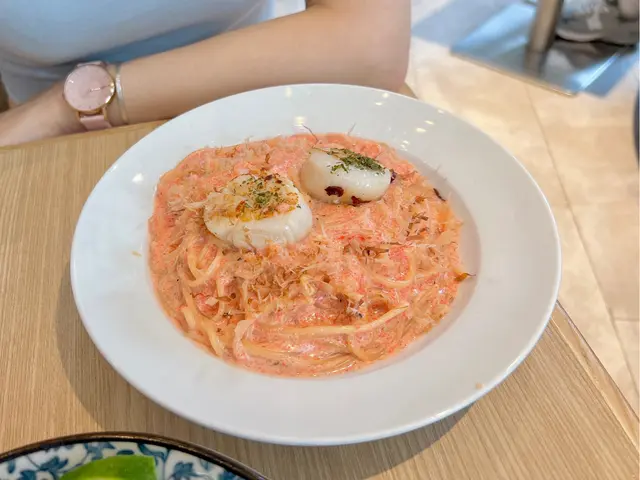 北海道帆立貝明太子意粉