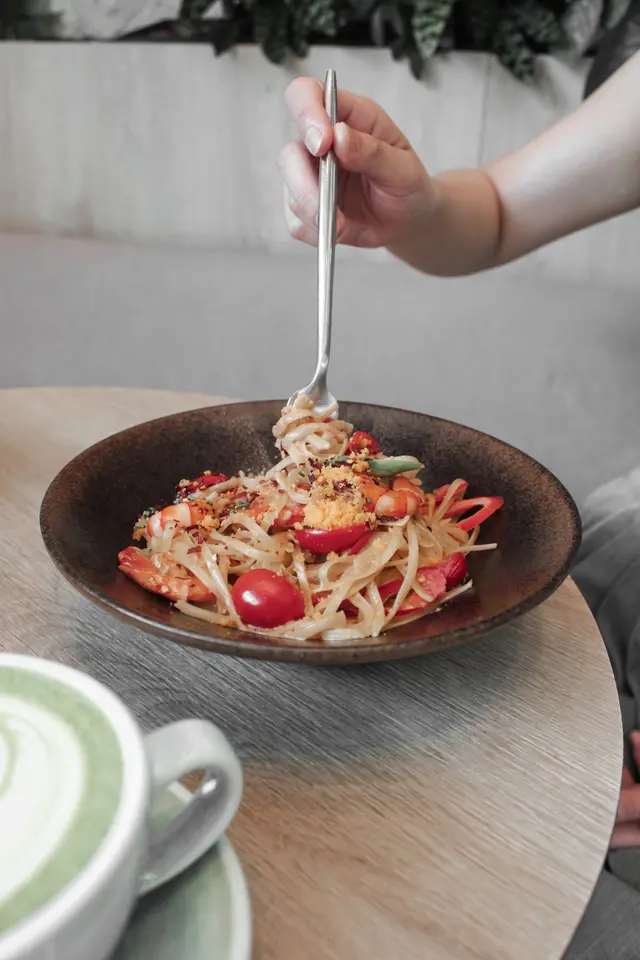 香辣蝦鹹蛋黃忌廉扁意粉