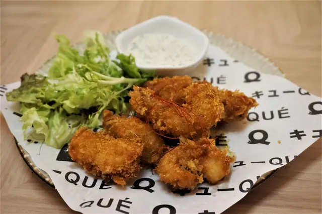 日式咖喱味炸魷魚配紫蘇香蒜蛋黃醬