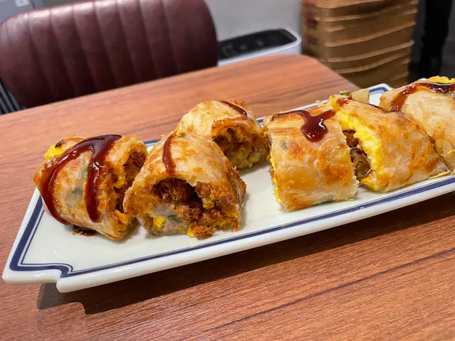 人氣蔥抓蛋餅-奶油、肉鬆、起司